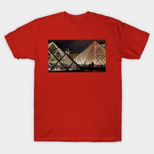 Paris Louvre Museum Pyramids T-Shirt